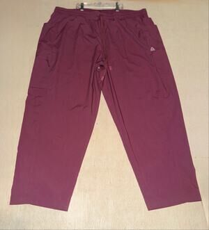 Reebok women’s burgundy scrubs pants